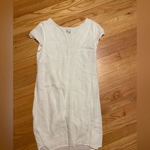 Vineyard Vines white beaded detailed dress